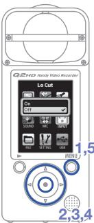 ZOOM Q2HD - Réduire le bruit - 2