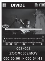 ZOOM Q2HD - DIVIDE (scinder un fichier) - 1