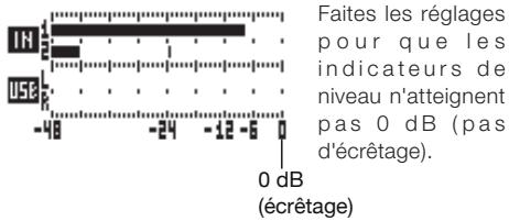 ZOOM R8AI - Vérification des niveaux d'enregistrement de la DAW - 1