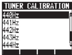 ZOOM R8AI - Selectionnez TUNER. - 6