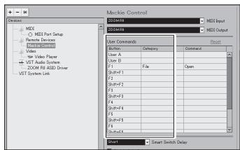 ZOOM R8AI - Configuration des touches de fonction - 3