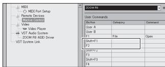 ZOOM R8AI - Configuration des touches de fonction - 4