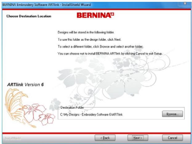 BERNINA ARTLINK V6 - Étape 10 : - 2
