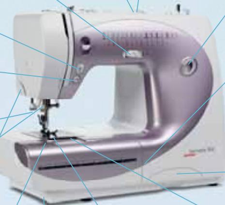 BERNINA BERNETTE 56 - Réglage en continu de la largeur de point - 5