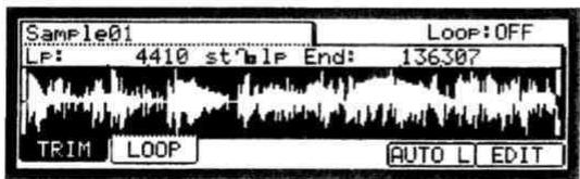 AKAI MPC2500 - Régler le point de bouclage - 1
