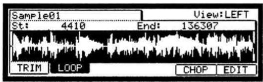 AKAI MPC2500 - Division d'un échantillon en régions de longueurs égales (EQUALLY) - 1