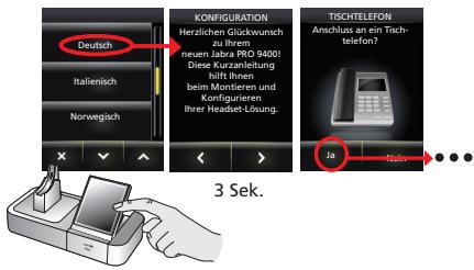 JABRA 9460-DUO - Schritt 3: Basisstation mit Stromquelle verbinden - 2
