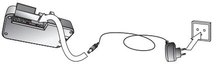 JABRA 9460-DUO - Schritt 3: Basisstation mit Stromquelle verbinden - 1