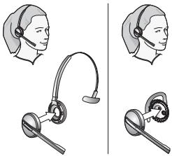 JABRA 9460-DUO - Paso 1: Colocacion de la cinta para la cabeza en el auricular - 1
