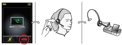 JABRA 9460-DUO - To place a call over a softphone: - 3