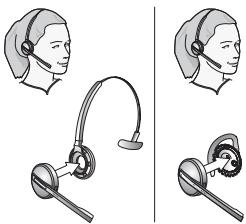 JABRA 9460-DUO - Schritt 1: Headset am Kopfbügel anbringen - 1