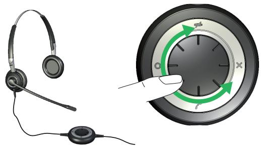 JABRA BIZ 2400 USB - COMMENT RÉGLER LE VOLUME DE L'OREILLETTE - 1