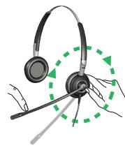 JABRA BIZ 2400 USB - COMMENT PORTER LE MICRO-CASQUE - 4