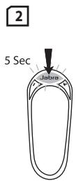 JABRA BT3010 - VoitréTelephone detecté loreillette Jabra BT3010 - 3