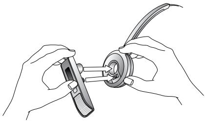 JABRA GO 6430 - Montage du serre tete ou du tour de cou - 1