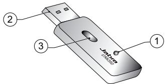 JABRA GO 6430 - SCHEMA DE L'ADAPTATEUR JABRA LINK 350 USB BLUETOOTH - 1