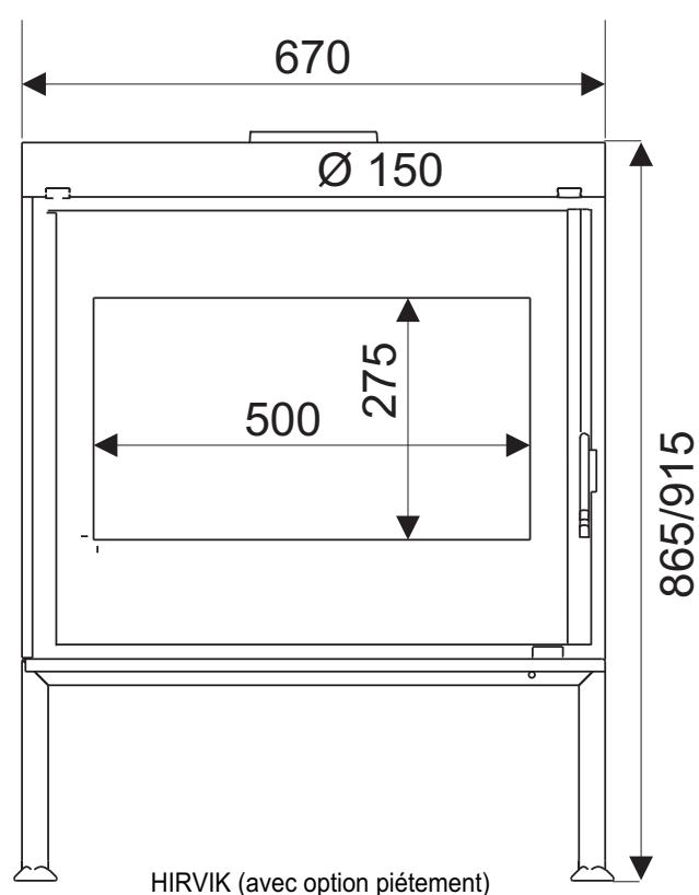 SUPRA FOYER HIRVIK TABLO 10KW - ENCOMBREMENT FOYERS HIRVIK - 1
