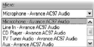 PINNACLE STUDIO 9 - Options d'enregistrement de la voix-off - 2
