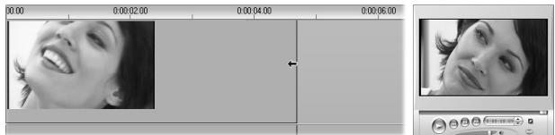 PINNACLE STUDIO 9 - Pour découvert un seul clip dans le Plan de montage : - 2