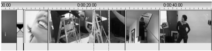 PINNACLE STUDIO 9 - La commande Transition avec ondulation - 1