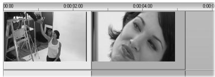 PINNACLE STUDIO 9 - Pour faire un découvert avec plusieurs clips dans le Plan de montage : - 4