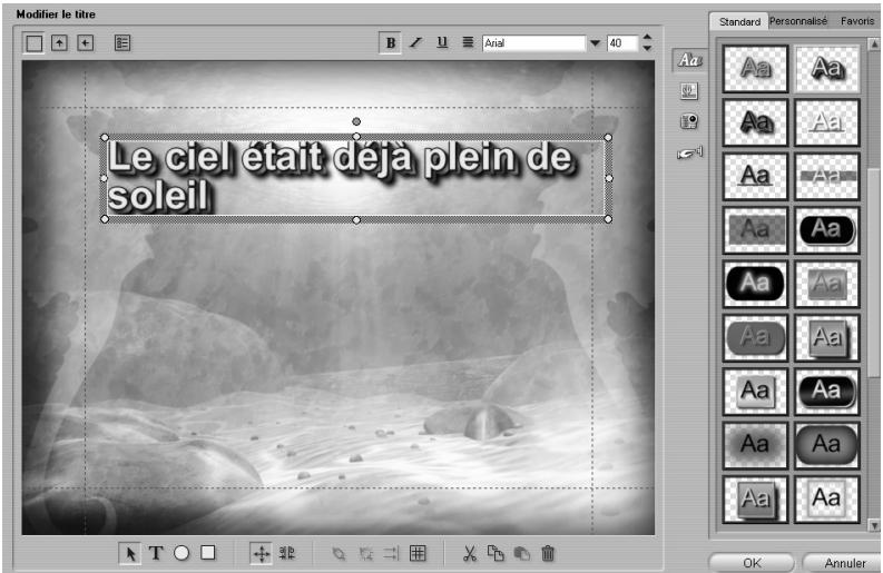PINNACLE STUDIO 9 - L'Éditeur de titres - 1