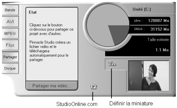 PINNACLE STUDIO 9 - Partager vous film sur Internet - 1