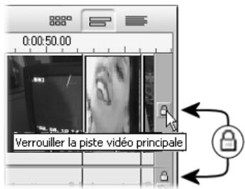 PINNACLE STUDIO 9 - Verrouillage de piste - 1