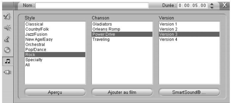 PINNACLE STUDIO 9 - L'outil SmartSound - 2