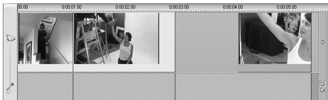 PINNACLE STUDIO 9 - Pour effectuer un montage par insertion sur la piste video : - 2