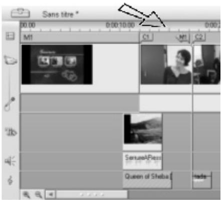 PINNACLE STUDIO 9 - Affichage Plan de montage - 8