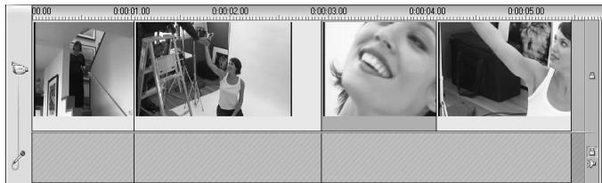 PINNACLE STUDIO 9 - Pour effectuer un montage par insertion sur la piste video : - 3