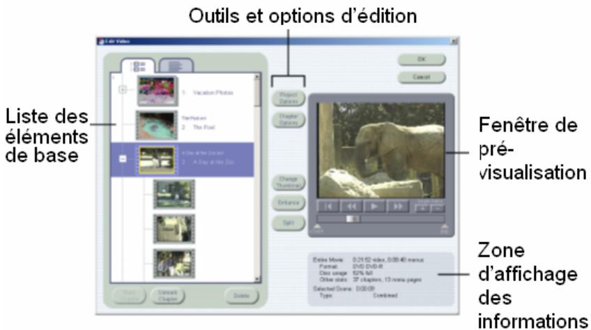 PINNACLE INSTANT VIDEOALBUM - Le dialogue éditer la VIDEO - 1