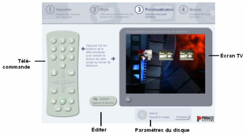 PINNACLE INSTANT VIDEOALBUM - Chapitre 5: prévisualisation - 2