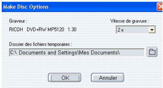 PINNACLE INSTANT VIDEOALBUM - Modifier le dossier des fichiers temporaires - 1