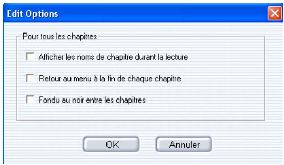 PINNACLE INSTANT VIDEOALBUM - Options du projet - 1