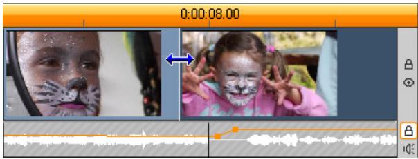 PINNACLE STUDIO 12 - Pour effectuer une coupe en L : - 3
