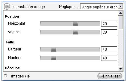 PINNACLE STUDIO 12 - L'interface de l'effet d'incrustation d'image (Picture-in-Picture) - 1