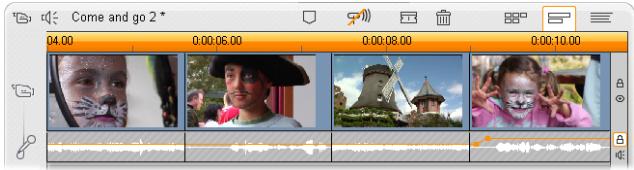 PINNACLE STUDIO 12 - Pour effectuer un montage par insertion sur la piste video : - 3