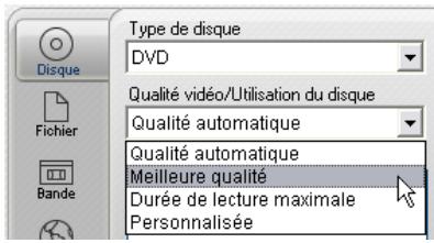 PINNACLE STUDIO 12 - Configuration de la sortie - 1