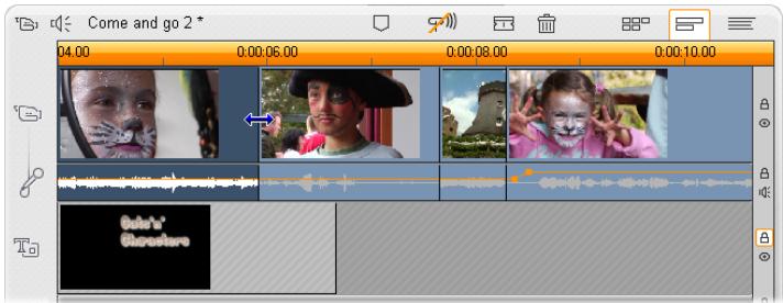 PINNACLE STUDIO 12 - MONTAGE AVANCE DANS LE PLAN DEMONTAGE - 1