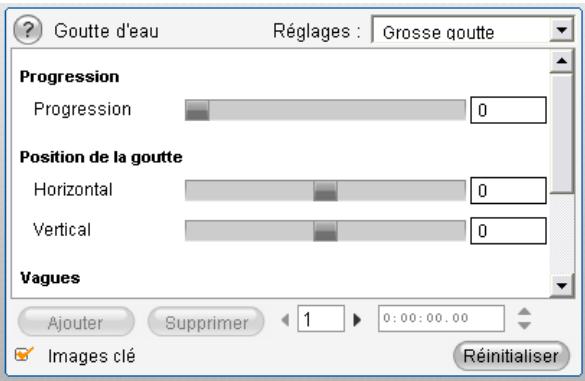 PINNACLE STUDIO 12 - Changement des paramètres des effets - 1