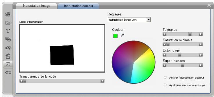 PINNACLE STUDIO 12 - L'outil Incrustation couleur (Chroma Key) - 5