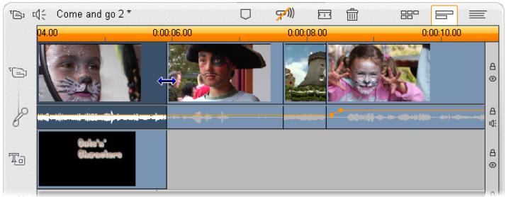 PINNACLE STUDIO 12 - MONTAGE AVANCE DANS LE PLAN DEMONTAGE - 2