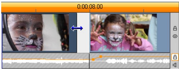 PINNACLE STUDIO 12 - Pour effectuer une coupe en L : - 2
