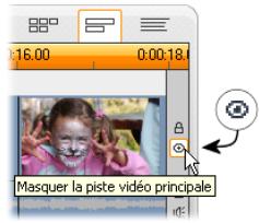 PINNACLE STUDIO 12 - Coupure du son et masquage d'une piste - 2
