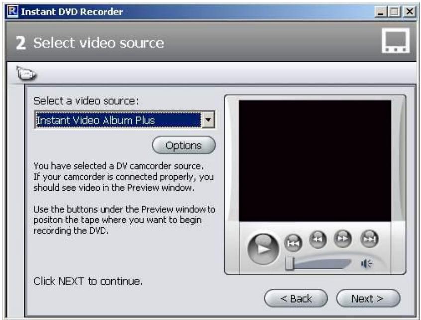 PINNACLE STUDIO MEDIASUITE - Select video source - 1