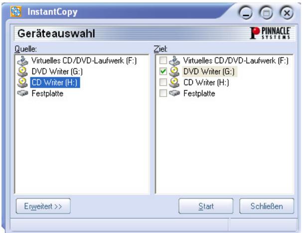 PINNACLE STUDIO MEDIASUITE - Verwenden von InstantCopy - 1
