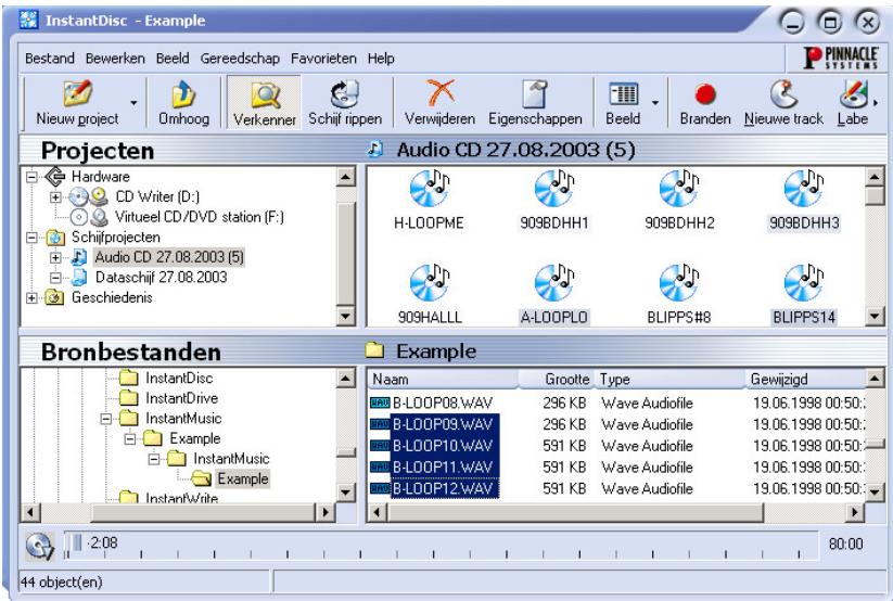 PINNACLE STUDIO MEDIASUITE - Een CD make zonder de Wizard - 1