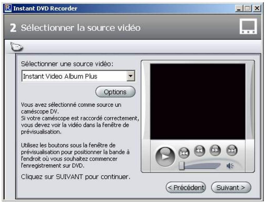 PINNACLE STUDIO MEDIASUITE - Sélectionner la source vidéo - 1